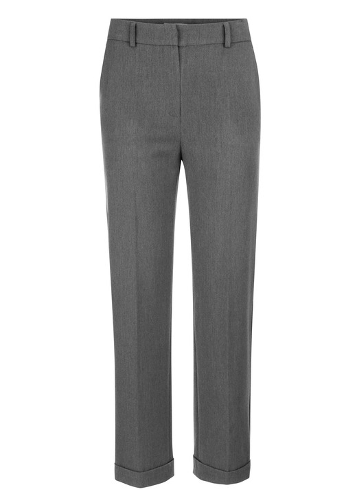 Broeken - Broek met vaste manchetten, in Größe 019 bis 052, in Farbe ANTRACIET Ansicht 1