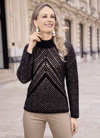 Trui in dubbellaagse look