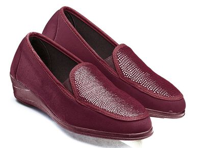 Comfortabele mocassin in elegante krokodillen-look 