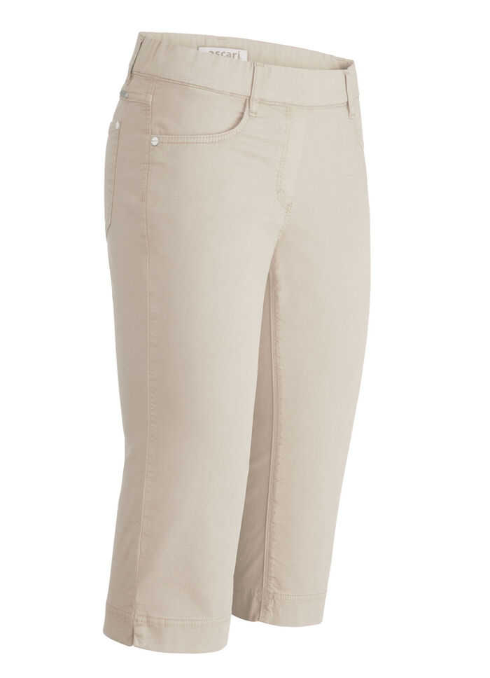 Bermudashort in comfortabel pull-on-model BEIGE