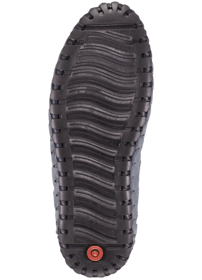 Gemini, zomerse herenpantoffels, met elastische band JEANSBLAUW