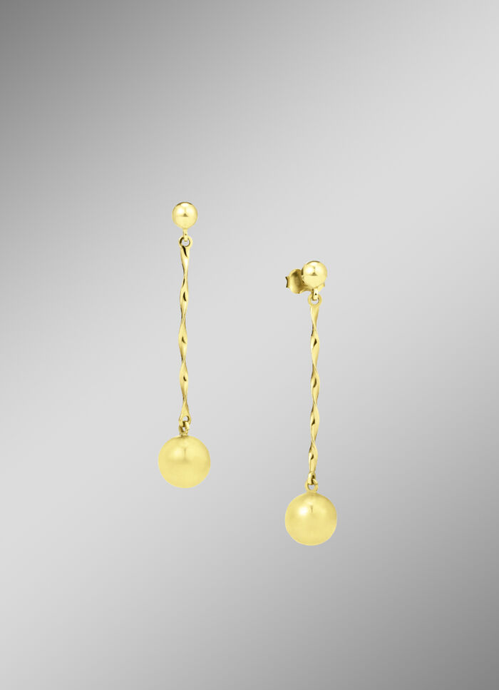 Oorbellen met balletjes 