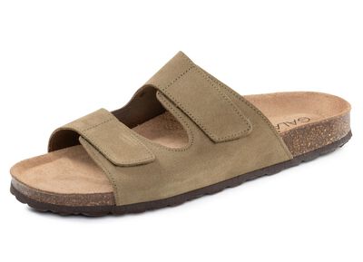 GINO GALANTE, klassieke herenmuiltjes, breedte H, met klittenbandsluiting 