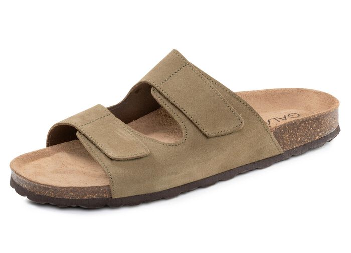 GINO GALANTE, klassieke herenmuiltjes, breedte H, met klittenbandsluiting 