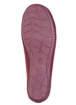 Laurina, klassieke damespantoffels, met uitneembaar voetbed BORDEAUX