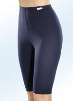 Set van twee fietsbroeken met elastische tailleband 1X MARINE, 1X GRIJS GEM&Ecirc;LEERD