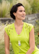 Fijne slangenketting in zilverlook 