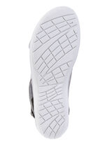 ELENA EDEN, comfortabele damessandalen, breedte G, met uitneembaar voetbed GRAU