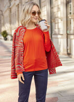 Effen overhemd ORANJE