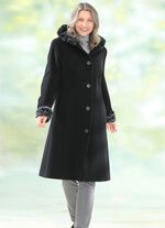 Jas met vaste capuchon 