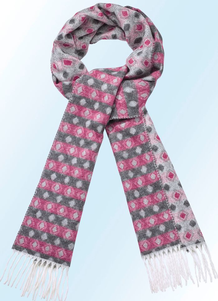 Sjaal met ruitdessin 