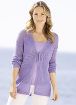 Cardigan in mesh-design SERING
