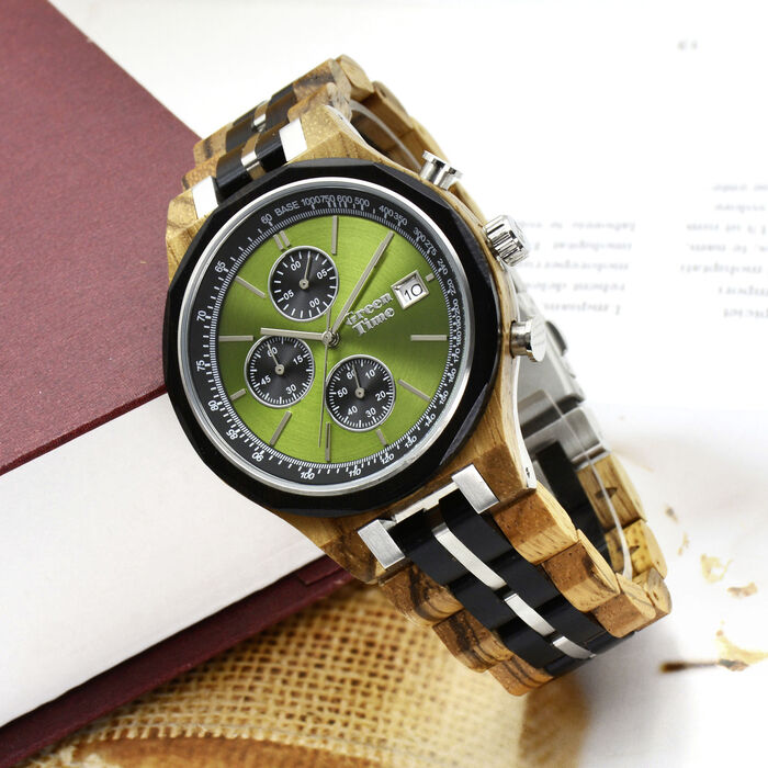 Quartz heren chronograaf