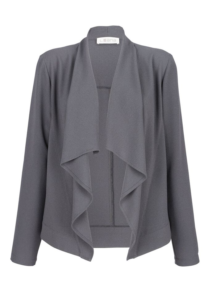 Lichte blazer met sjaalkraag 