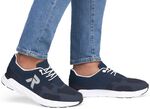 Rieker sneakers met elastische decoratieve vetersluiting DONKERBLAUW