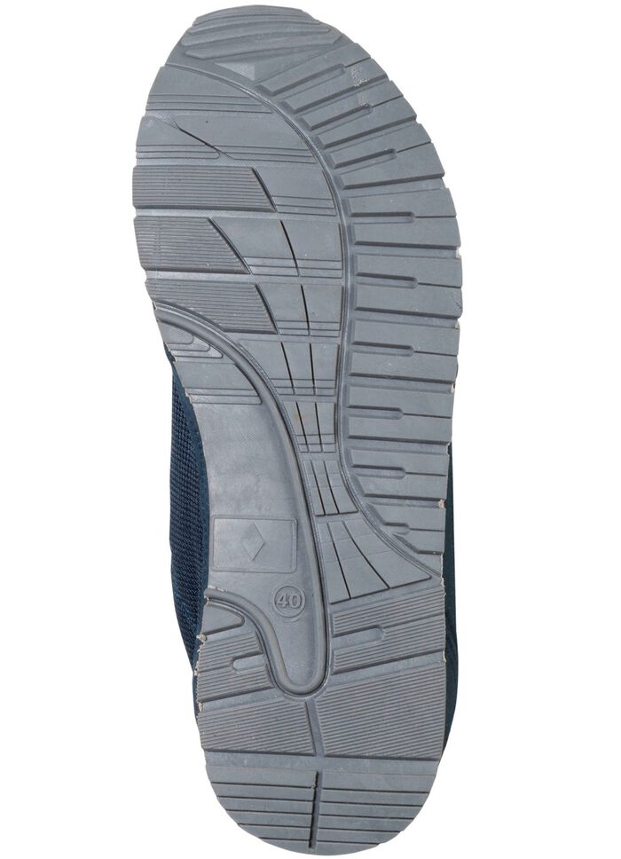 Slippers gemaakt van nubuck en textielmateriaal MARINE