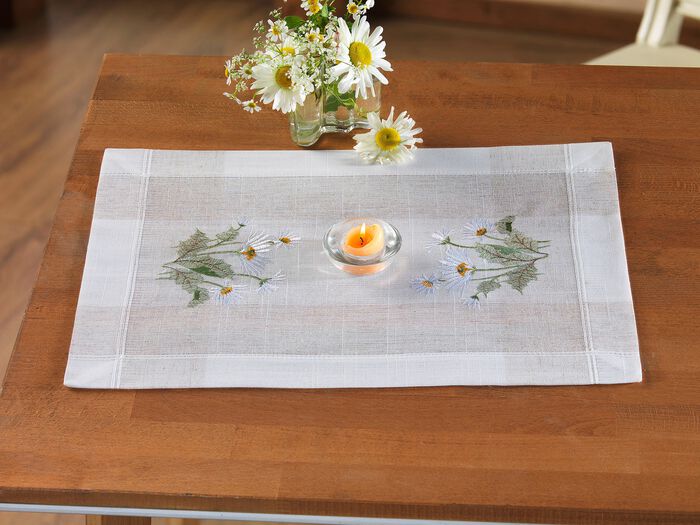 Tafel- en kamerdecoratie met een bloemmotief SECT-MEERKLEURIG