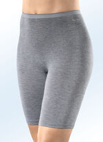 Sylvia Speidel set van twee lange broeken met viscose 1X GRIJS GEMÊLEERD, 1X ZWART