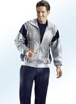 Vrijetijdspak met bies op de naad 