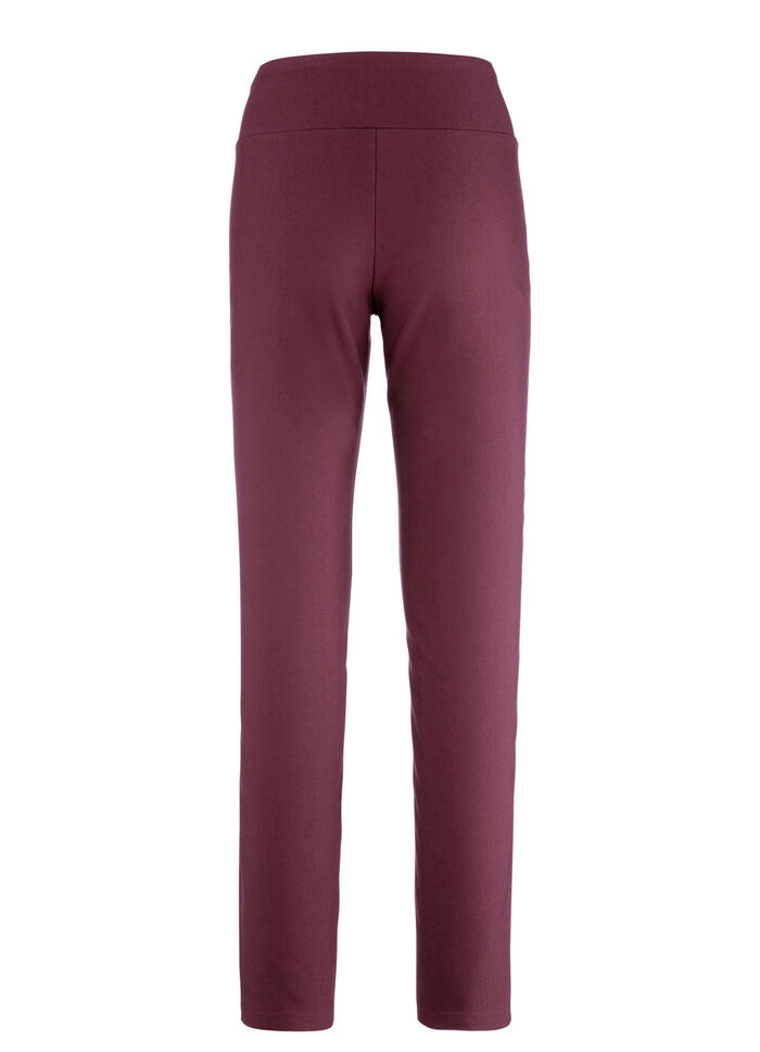 Broek met aangenaam warme voering BORDEAUX