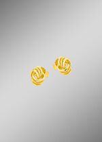 Klassieke knoop oorbellen 