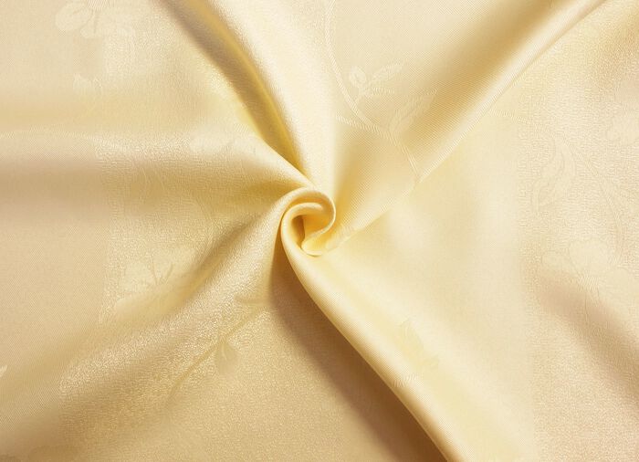 Prachtige gordijnset met een elegante glans NATUREL