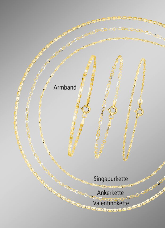 Elegante 6-delige zilveren sieradenset 