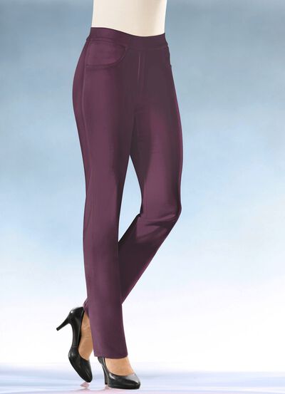 Zachte stretchbroek in een comfortabele pull-on stijl 