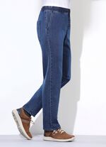 Pull-on jeans in 3 kleuren JEANSBLAUW