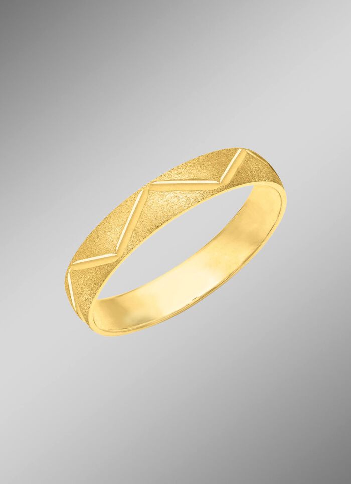 Elegante partnerring in verguld zilver 925/- fijn 