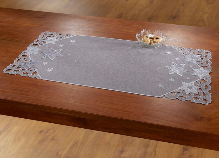 Tafel- en kamerdecoratie HELLGRAU