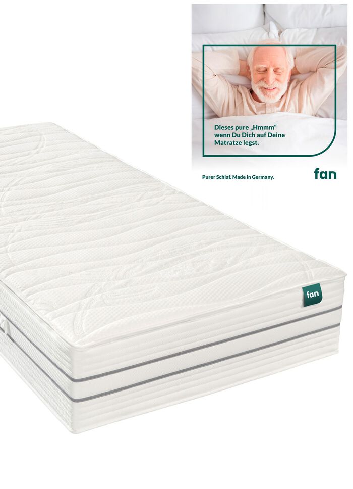 7-zone pocketveringmatrassen Fan Medicare Top T 