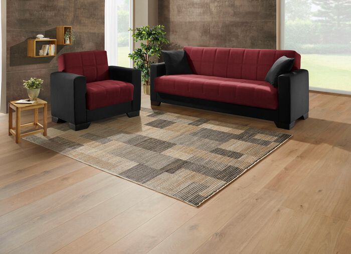 Moderne gestoffeerde meubelen 