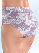 Set van vijf slips met een gedrukt ontwerp 