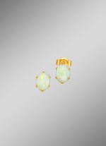 Oorbellen met echte opaal 