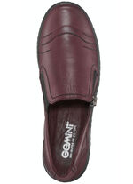 Gemini pantoffels van zacht rundnappaleer BORDEAUX