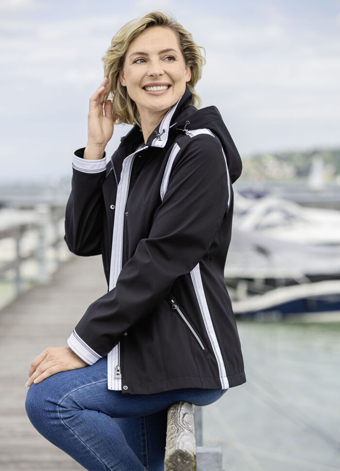 Jas met afneembare capuchon 