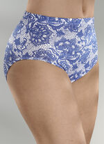 Set van vier slips met kantlook 