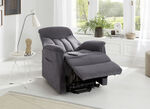 Tv-fauteuil met motor en opstahulp GRIJS