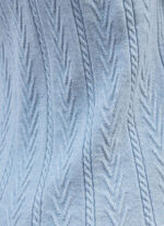 Trui met scheerwol en kasjmier BLAUW GEMÊLEERD