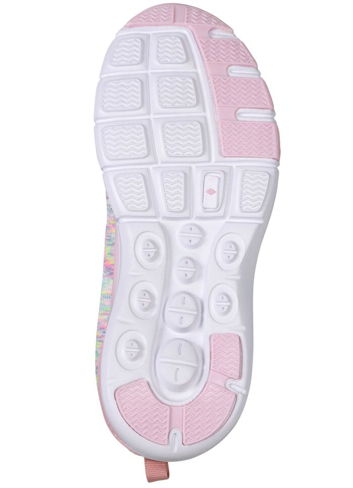 Sneakers gemaakt van textielmateriaal met een effectief patroon ROZE-MULTICOLOR