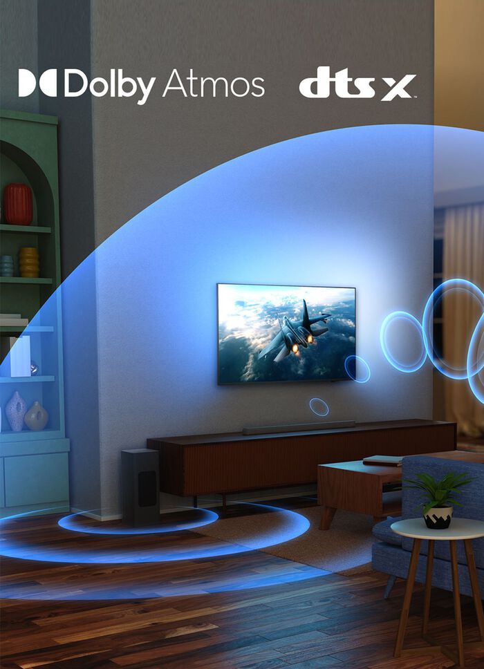 Philips soundbar met subwoofer 