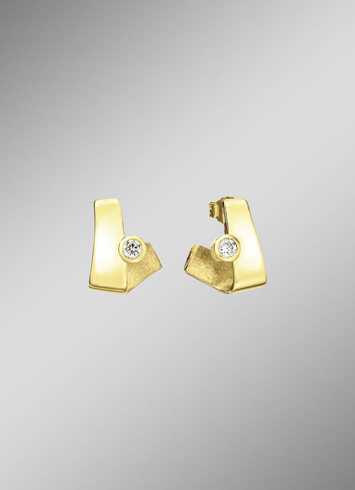 Delicate schittering &ndash; oorbellen van kostbaar goud 