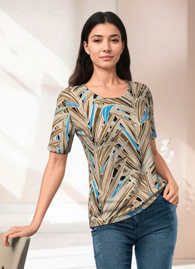 Shirt met all-over print 