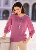 Trui met een subtiele glans 