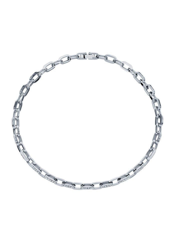 Voor hem en haar: ketting met kristallen 