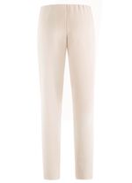 Enkellange broek met aansluitende tailleband 