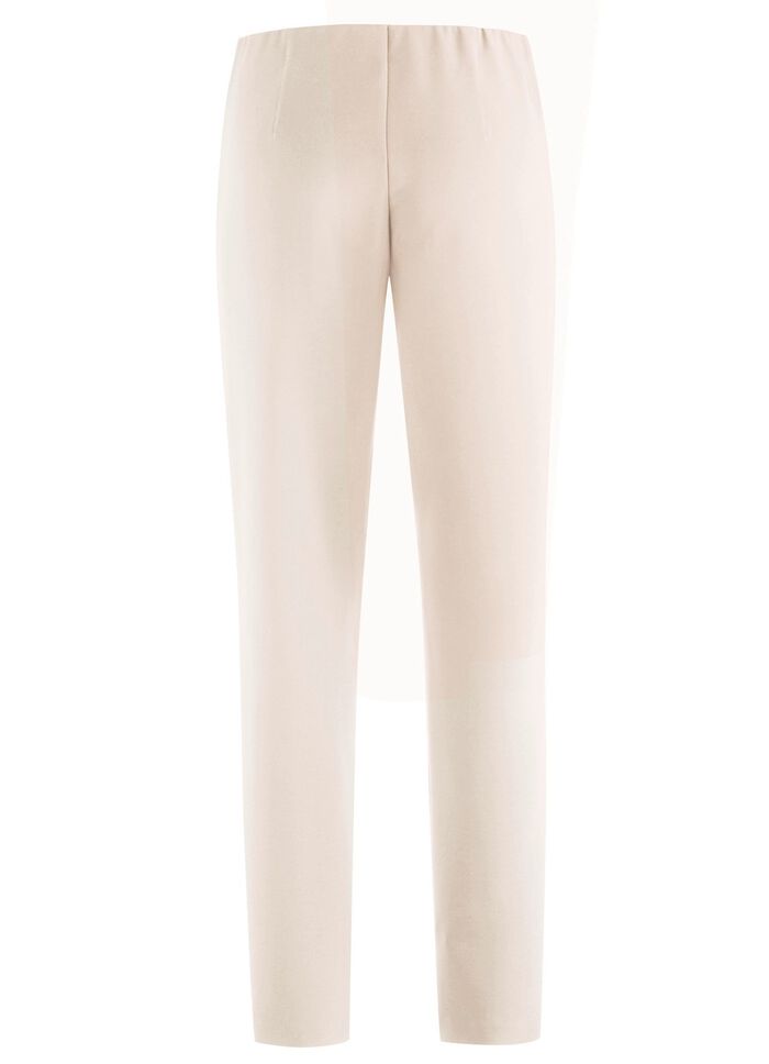 Enkellange broek met aansluitende tailleband 