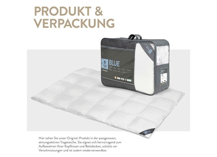 Fantastisch donsassortiment van Spessarttraum, met de grootste zorg vervaardigd in Duitsland 