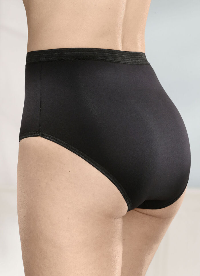 Vijfpak slips met bloemenmotief 